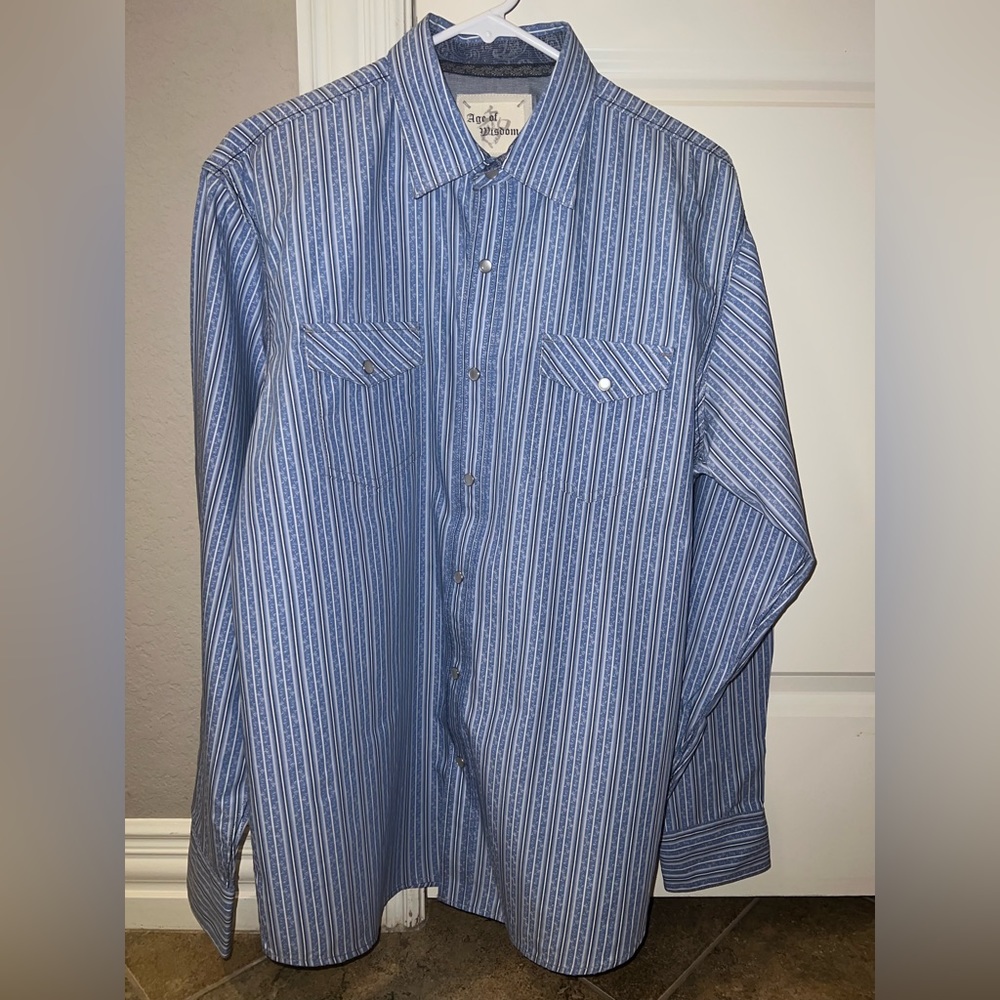 Pearl Snap Button Down Shirt